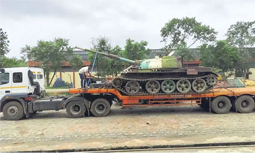T55 war tank
